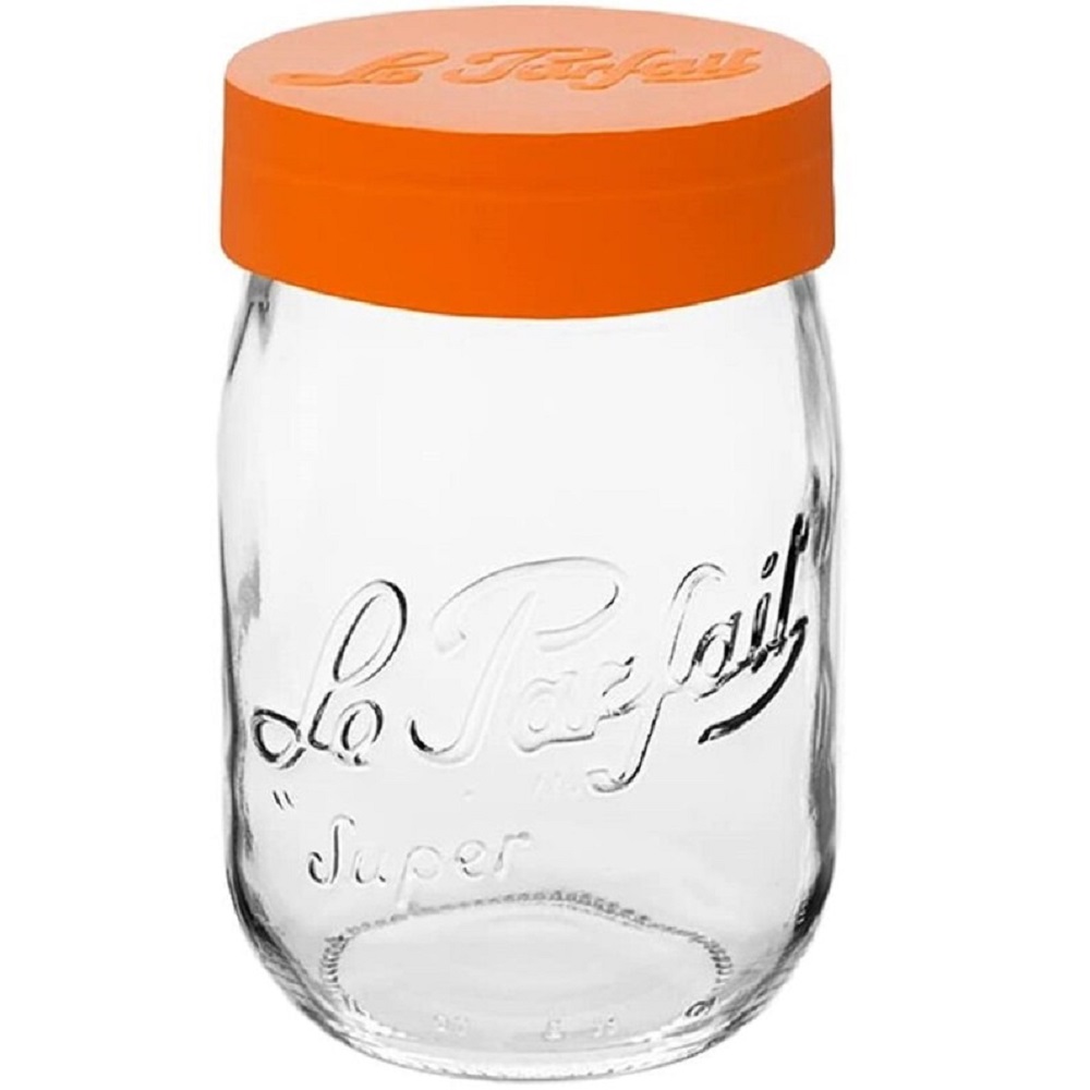 Preserve/Storage Jars: Le Parfait Orange Top Jars, 1 Litre, 2 Litre and 3 Litre