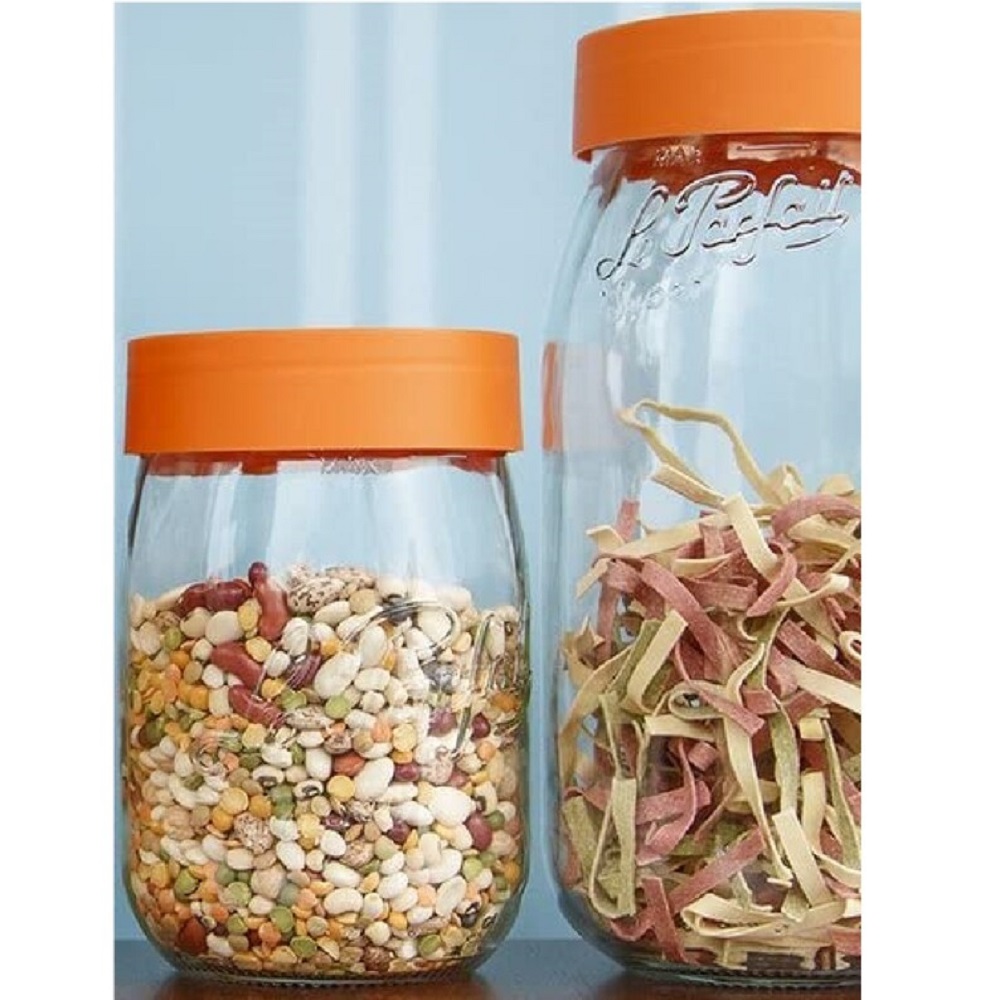 Preserve/Storage Jars: Le Parfait Orange Top Jars, 1 Litre, 2 Litre and 3 Litre