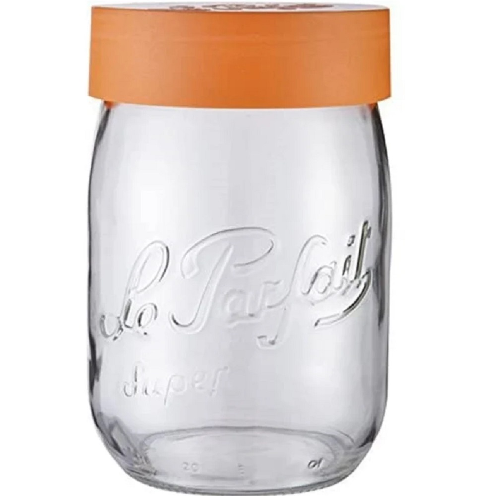 Preserve/Storage Jars: Le Parfait Orange Top Jars, 1 Litre, 2 Litre and 3 Litre