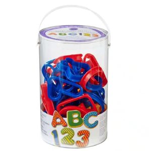 Cookie Cutter Set: ABC and 123 Cookie Cutters, Plastic