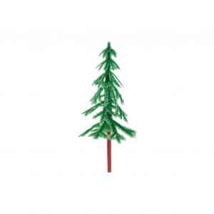 Christmas Cake Topper: Green Fir Tree, Plastic