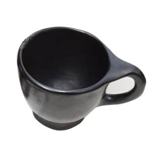 Espresso Mug: 1 x 100ml Tierra Negra Mug, Fired Clay