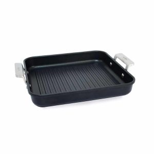 Roasting Tin: 28cm Square Aluminium Roasting Tin, Induction Friendly