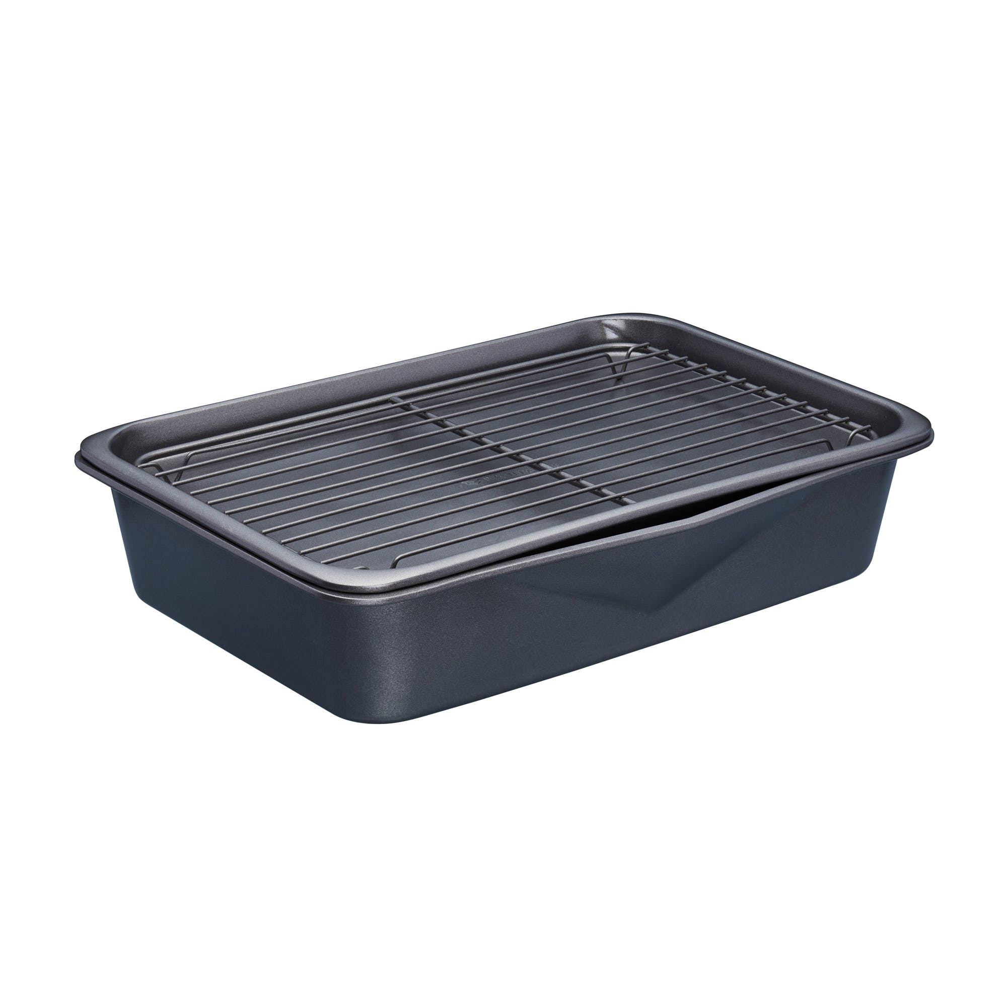 Baking/Roasting Pan Set: 7 Piece MasterClass Stacking Baking and Roasting Set, Non-Stick