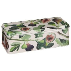 Tin: 24cm x 10cm x 8cm Emma Bridgewater Figs Rectangular Tin