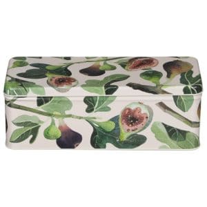 Tin: 24cm x 10cm x 8cm Emma Bridgewater Figs Rectangular Tin