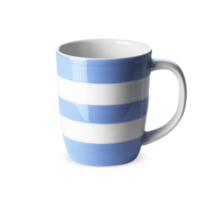 Mug: 1 x 340ml / 12oz Cornishware Blue Mug, Ceramic