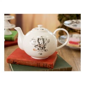 Tea Pot: 4 Cup Victoria and Albert Alice in Wonderland Teapot