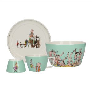Child's Meal Time Set: 4 Piece Roald Dahl BFG Set, Ceramic