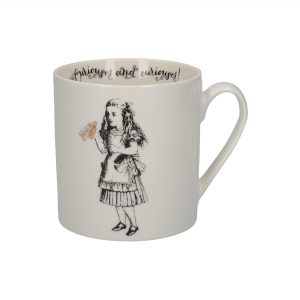 Mug: 1 x 350ml Victoria and Albert Alice in Wonderland Alice Mug, Ceramic