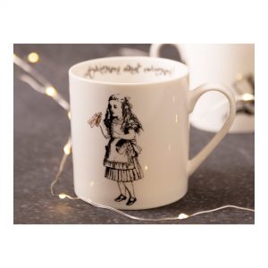 Mug: 1 x 350ml Victoria and Albert Alice in Wonderland Alice Mug, Ceramic