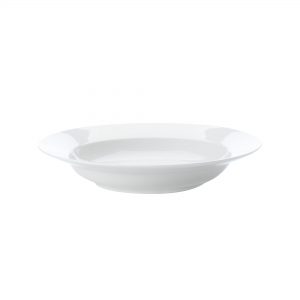 Pasta / Soup Bowl: 23cm Maxwell & Williams Rimmed Basics Pasta/Soup Bowl, Porcelain