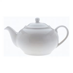 Tea Pot: 6 Cup Maxwell & Williams Teapot, White Basics
