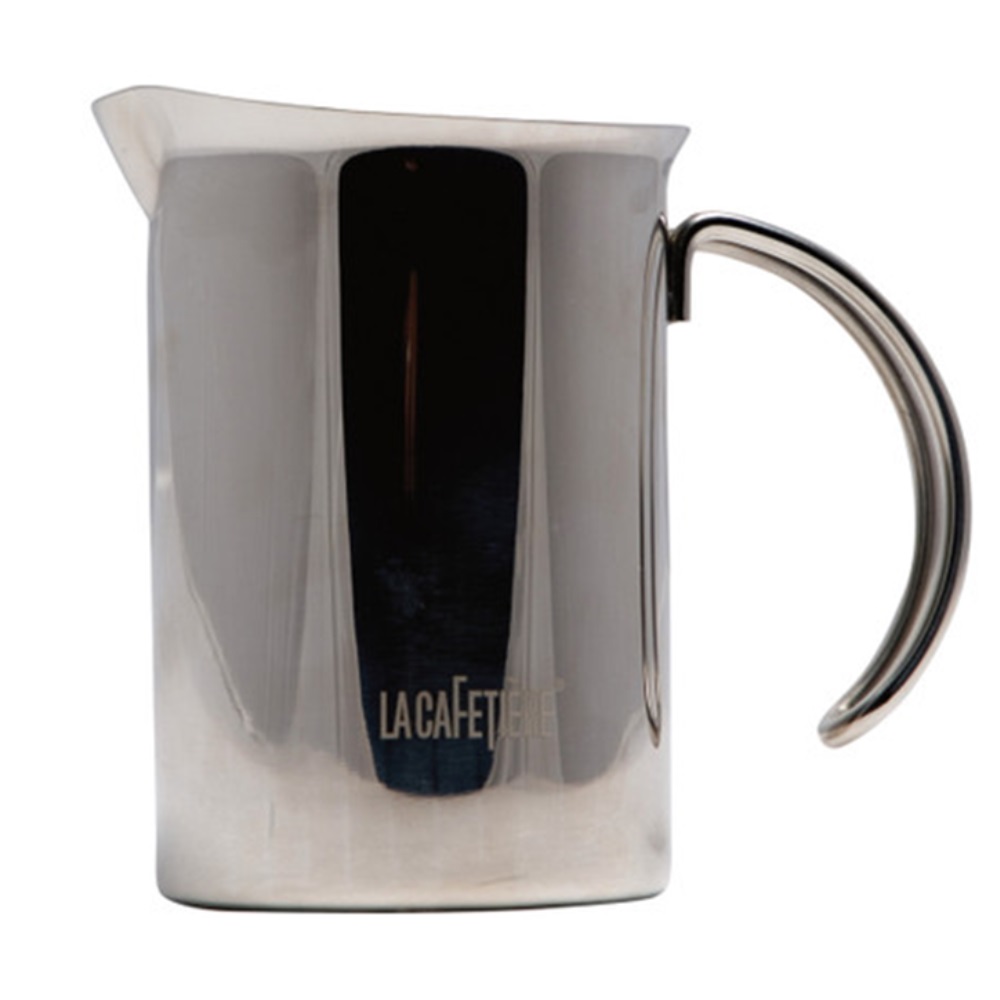 Milk Frothing Jug: 600ml La Cafetiere Milk Jug, Stainless Steel