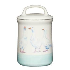 Apple Farm Geese Sugar Canister
