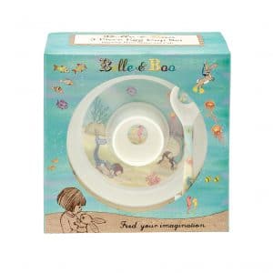 Child's Egg Cup Set: Mermaid Egg Cup Set Belle & Boo, Melamine