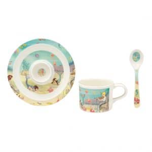 Child's Egg Cup Set: Mermaid Egg Cup Set Belle & Boo, Melamine