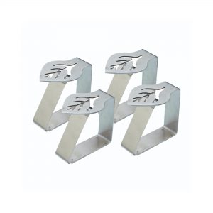 Table Cloth Clips: 4 x Leaf Clips, Stainless Steel
