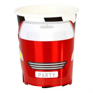 Paper Cups: 8 x Boy Racer Cups