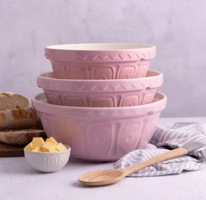 Mixing Bowl: 24cm Mason Cash, Pink Mixing Bowl