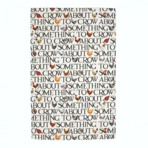 Tea Towel: 1 x Emma Bridgewater Hen & Toast Rise & Shine Tea Towel, 100% Cotton
