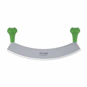 Hachoir: 36cm Green Handled Single Bladed Hachoir