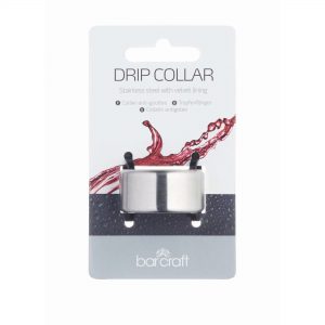 Wine Drip Collar: Stainless Steel