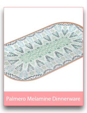 Palmero Melamine Range: Ceramic style tableware with a Spanish feel to it