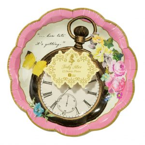 Paper Plates: 12 x Alice in Wonderland Disposable Plates