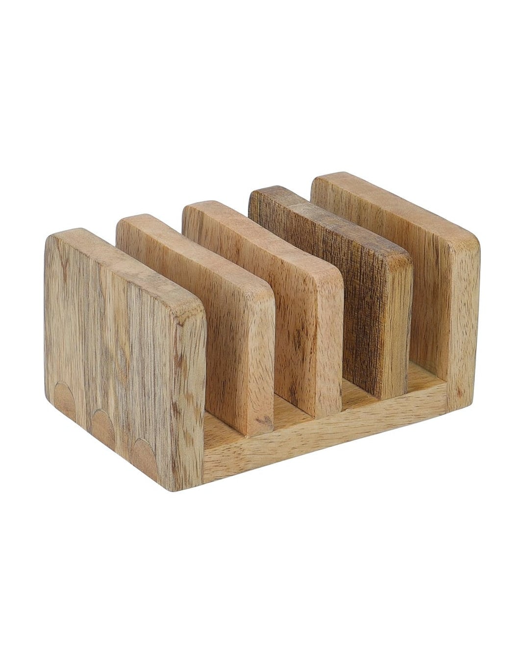4 Slice Wooden Toast Rack 