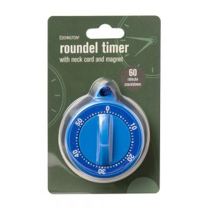 Kitchen Timer: 60 Minute Kitchen Timer with Neck Cord and Magnet, Blue, Digital Electrical