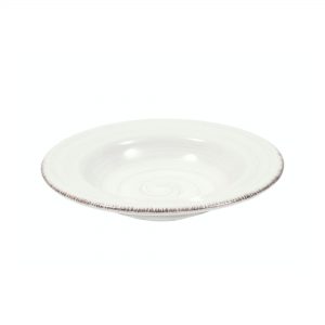 Pasta / Soup Bowl: 25cm Casa Domani Portofino Rimmed Soup/Pasta Bowl, Ceramic