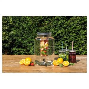 Drinks Dispenser: 7.5 Litre Yorkshire Drinks Dispenser with Infuser, Glass