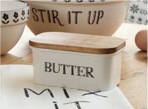 Butter Dishes and Blocks