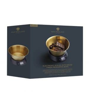 Electronic Scales: Masterclass Dual Dry & Liquid with Brass Finish Bowl
