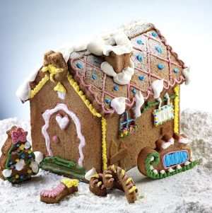 Cookie Mat: Gingerbread House Mat, Silicone