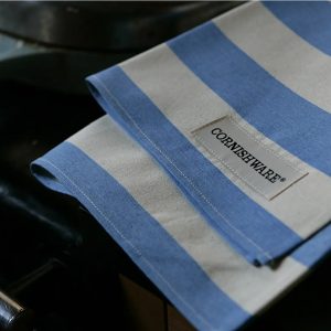 Tea Towels: 2 x Cornish Blue Tea Towels, 100% Cotton