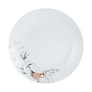 Dinner Plate: 1 x 26.5cm Country Hens Dinner Plate, Ceramic
