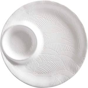 Chip and Dip Platter: Maxwell & Williams Panama White Chip and Dip Platter, Ceramic