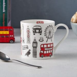 Mug: 1 x 340ml Big Smoke Mug, Porcelain