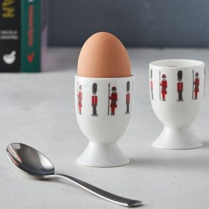 Egg Cup: Soldiers Egg Cup, Porcelain