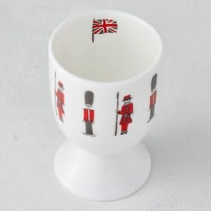 Egg Cup: Soldiers Egg Cup, Porcelain
