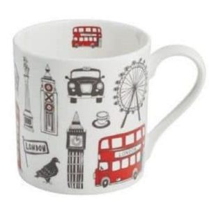 Mug: 1 x 340ml Big Smoke Mug, Porcelain