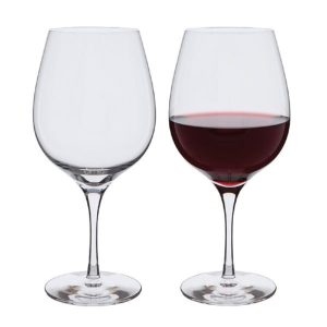 Red Wine Glasses: 2 x 51cl Dartington Crystal Wine Master Merlot Glasses