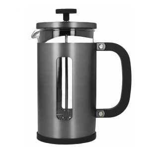 Cafetiere: 3 Cup La Cafetiere Edited Pisa Coffee Press, Gun Metal Grey