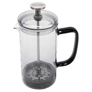 Cafetiere: 3 Cup La Cafetiere Smoke Grey, Glass