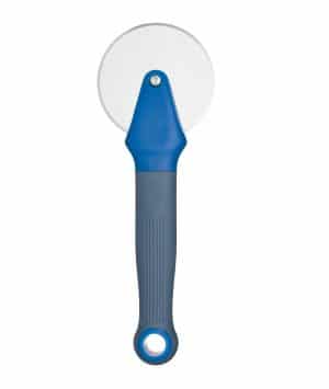 Pizza Wheel: Soft Touch Blue Pizza Cutter, Stainless Steel