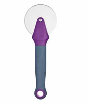 Pizza Wheel: Soft Touch Purple Pizza Cutter, Stainless Steel