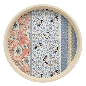 Serving Tray: 30cm Fat Face Tray, Metal
