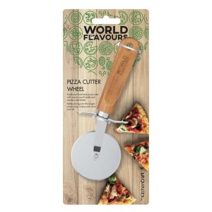 Pizza Wheel: World of Flavours Italian Pizza Cutter, Stainless Steel